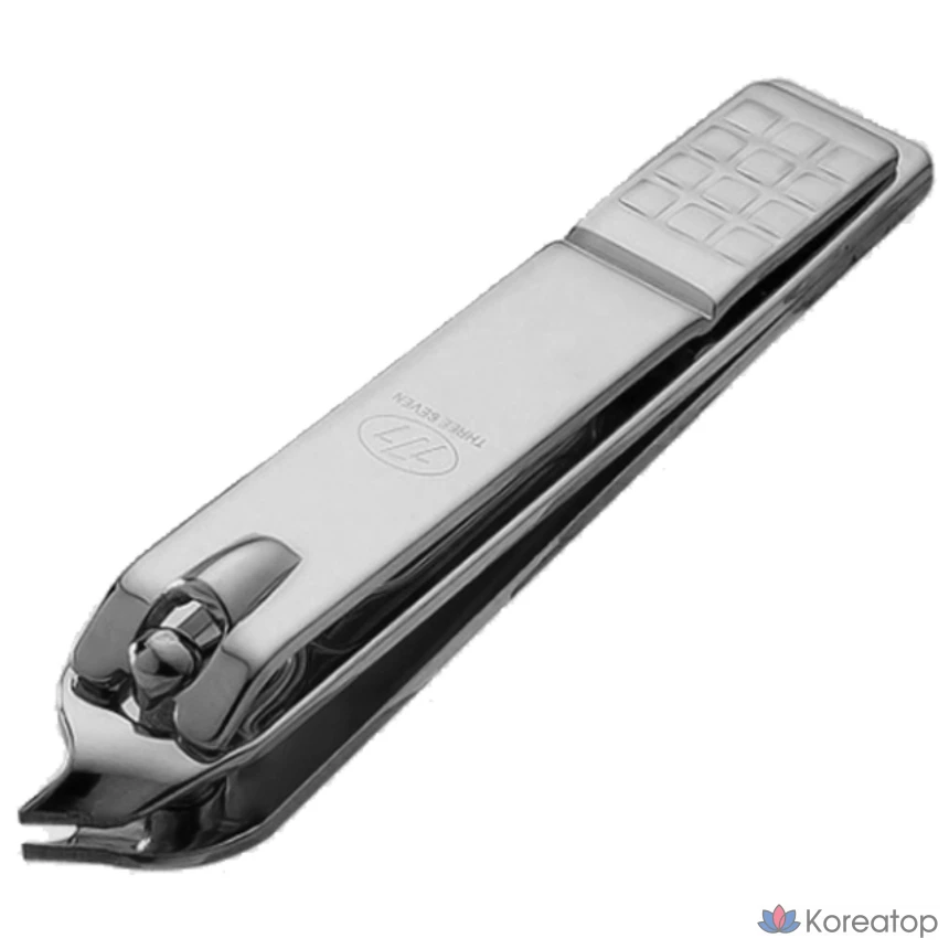 Маникюрный инструмент Three Seven 777 Cuticle Corner Trimmer 121ZLC, серебристый, 1 шт.