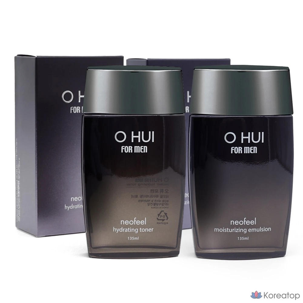 Набор OHUI For Men Neophil из 2 предметов (тоник + эмульсия), 1 шт.