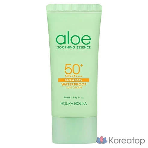 Holica Holica Водостойкий солнцезащитный крем с алоэ SPF50+ PA, 70 мл