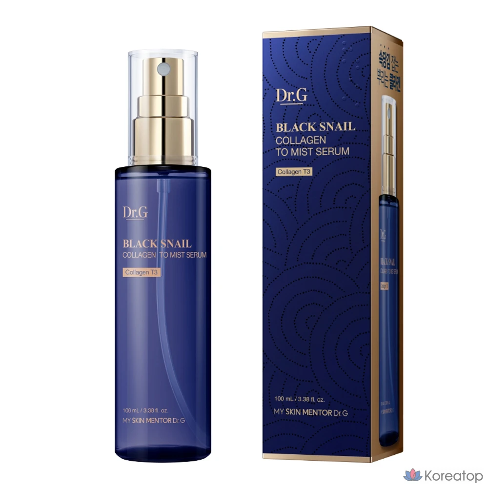 Сыворотка-спрей Dr.G Black Snail Collagen To Mist Serum, 100 мл, 1 шт.