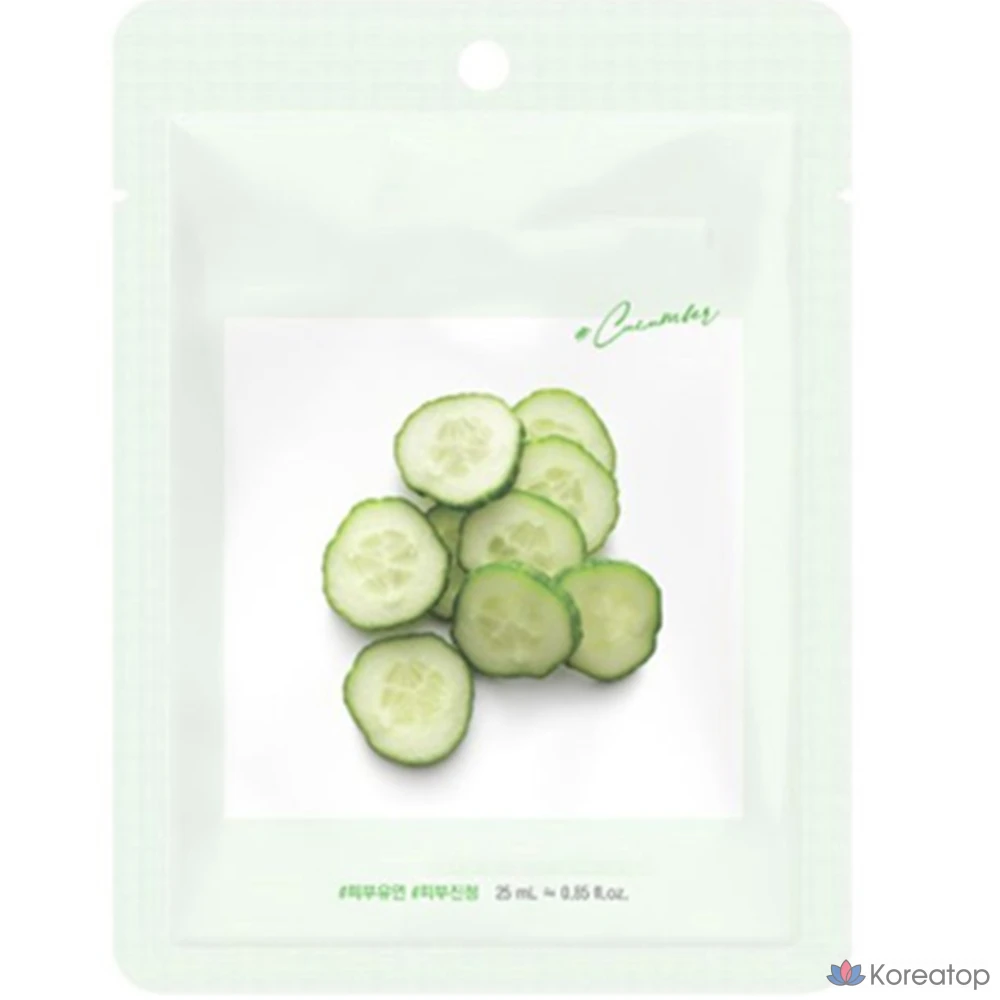 Маска-эссенция с огурцом, 10 листов, увлажняющая, успокаивающая и охлаждающая, 10 штук, 1 шт.