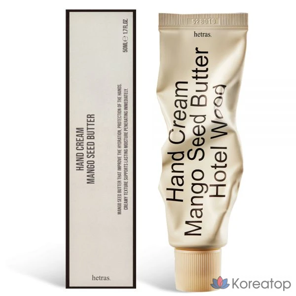Парфюмированный крем для рук HETRAS Silky Touch Hand Cream, оттенок Hotel Wood, 50 мл, 1 шт.