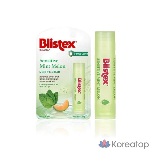 Бальзам для чувствительных губ Blistex Sensitive с мятой и дыней