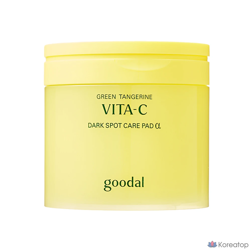 Пэды Goodal Green Tangerine Vita C Dark Spot Care Pad Alpha, 160 мл, 70 шт.