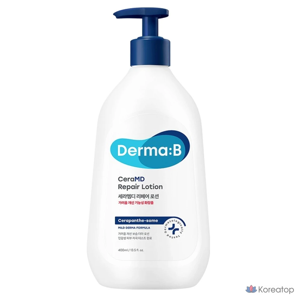 Лосьон для тела DERMA:B Ceramide Repair Lotion, 400 мл, 1 шт.