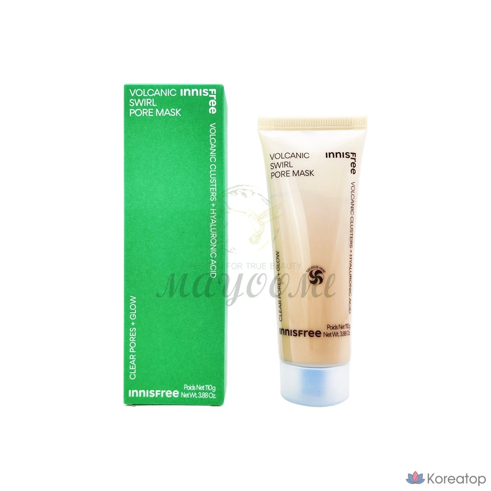 Набор из двух масок для лица Innisfree Volcanic Clay Pore Dual Mask Pack, 110 г