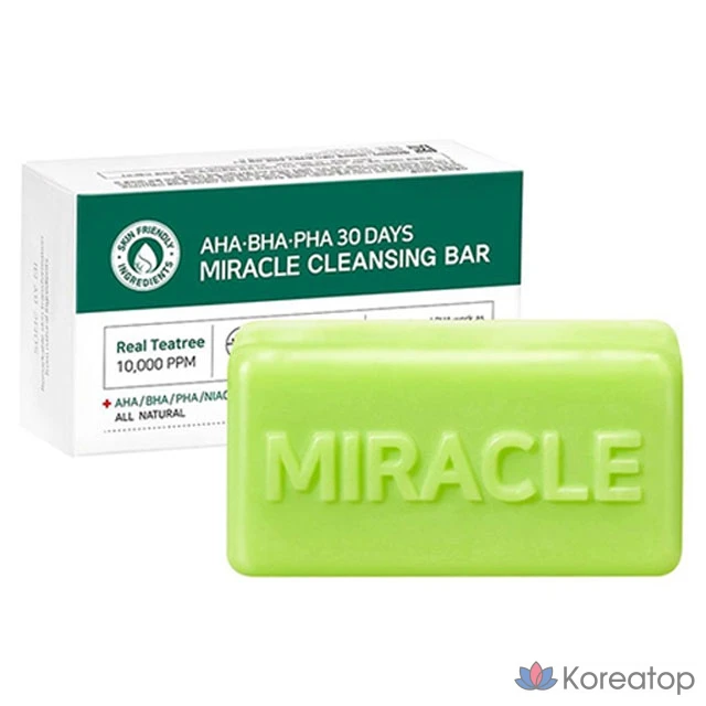 Очищающий батончик Some By Mi Miracle Soap Cleansing Bar, 106 г, 1 шт.