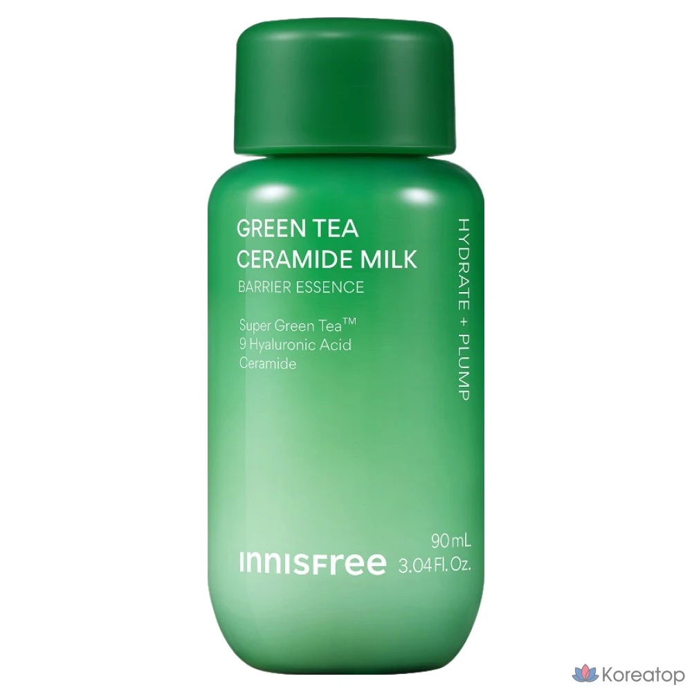 Эссенция для лица Innisfree Green Tea Ceramide Milk Essence, 90 мл, 1 шт.