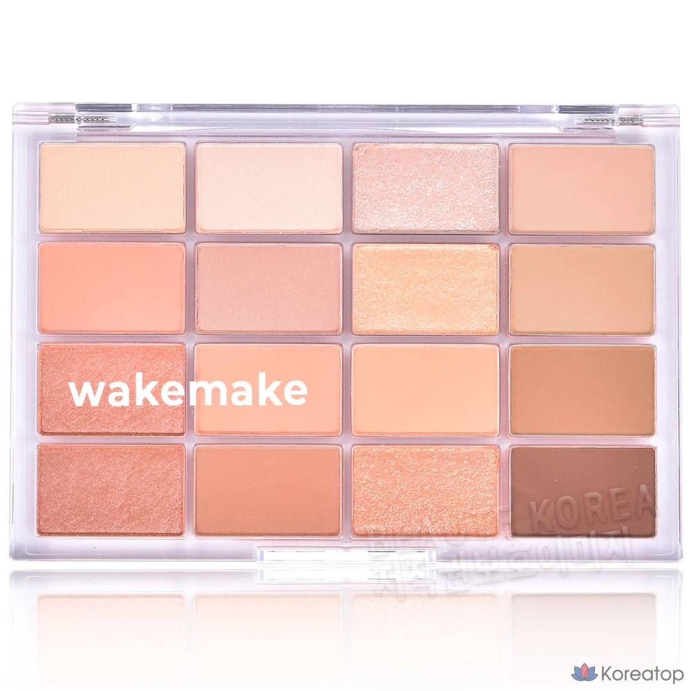 Палетка теней для век WAKEMAKE Soft Blurring Eye Palette Set, оттенок 03 Sunset Blurring, 1 шт.