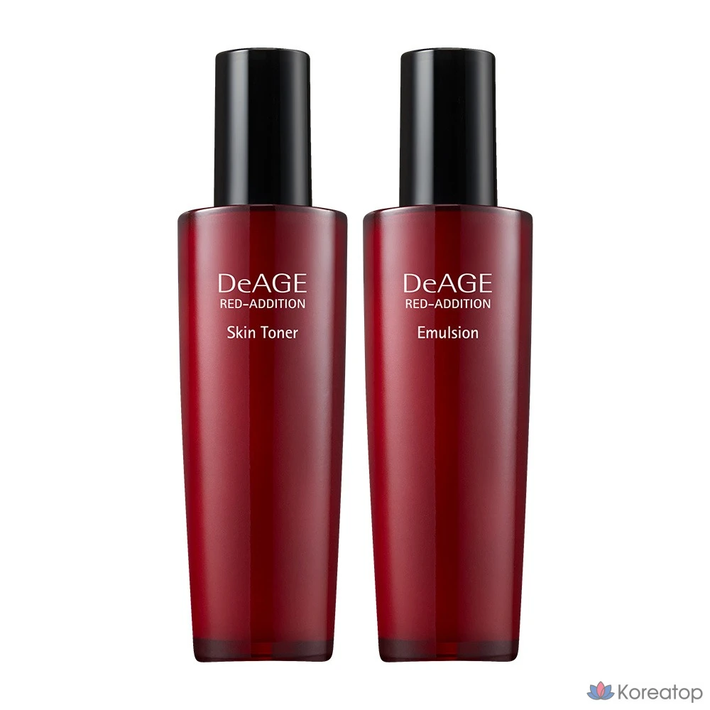 Набор для ухода Charmzone D'Age Red Addition Skin Toner + Emulsion 2-piece Set, 120 мл + 120 мл, 1 шт.