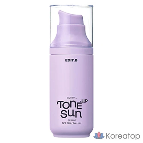 Солнцезащитная сыворотка EditB Sunday Tone-Up SPF50+ PA++++, 55 мл, 1 шт.