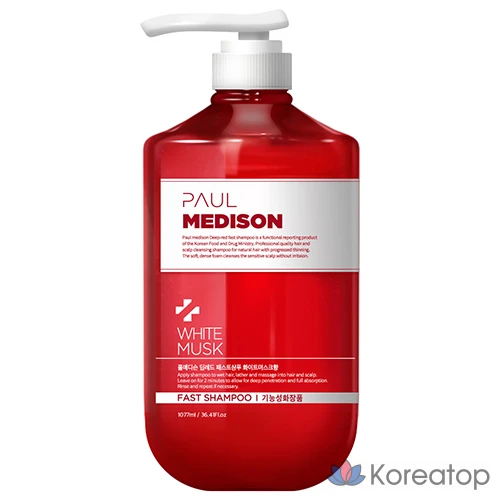 Шампунь PAUL MEDISON Deep Red Fast White Musk, 1,077 л, 1 шт.