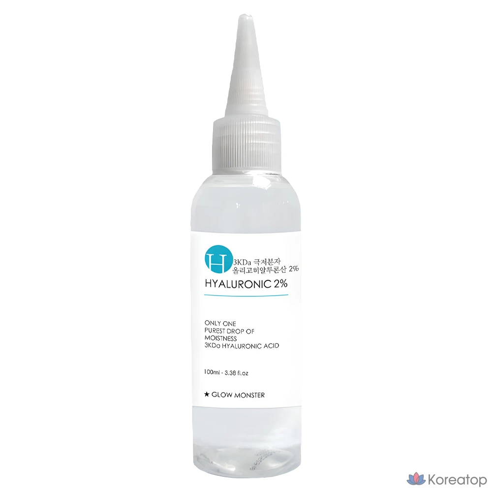 Концентрированный тоник Glow Monster 3Kda с ультранизкомолекулярной олигогиалуроновой кислотой 2%, 100 мл, 1 шт.