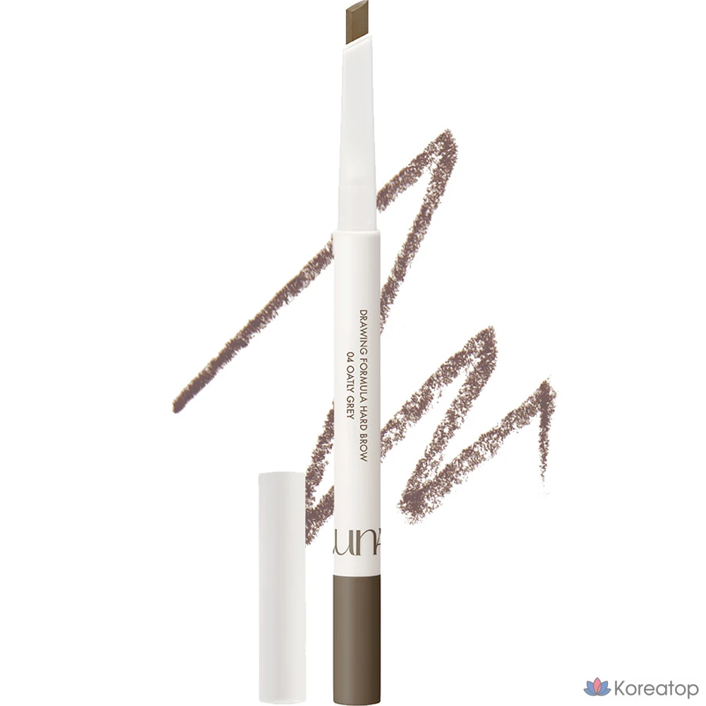 Карандаш для бровей Luna Drawing Formula Hard Eyebrow Auto Pencil 0.3g, 04 Oatly Gray, 1 шт.