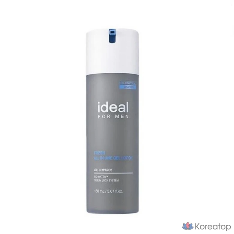 Гель-лосьон для лица Ideal For Men Fresh All-in-One Gel Lotion, 150 мл, 1 шт.