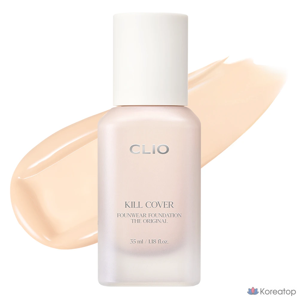 Тональный крем Clio Kill Cover Foundation The Original, 35 мл, 1 шт., цвет 19N (фарфор).