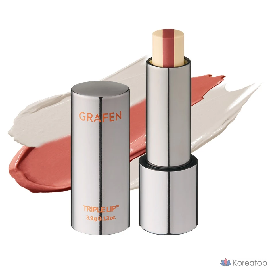 Мужской бальзам для губ GRAFEN Triple Naked, красно-коричневый, 1 шт.