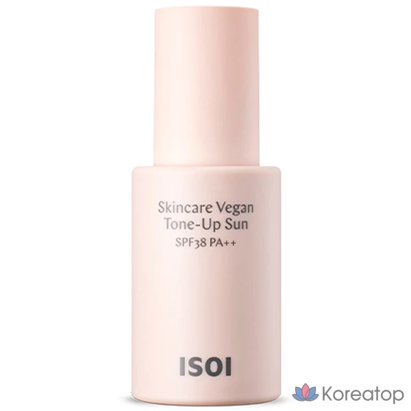 Солнцезащитный крем Isoi Skincare Vegan Tone-Up Sunscreen SPF38 PA++, 40 мл, 1 шт.