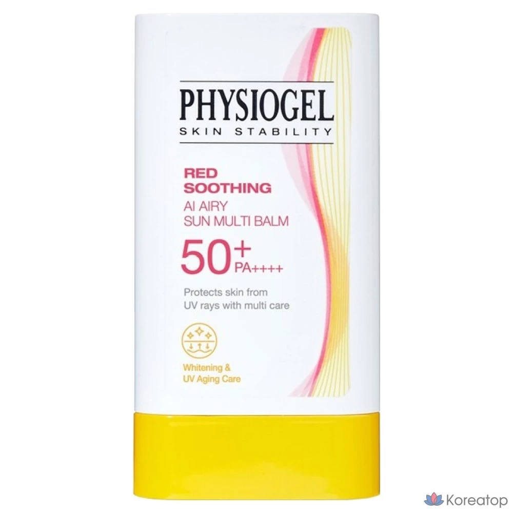 Успокаивающий солнцезащитный бальзам Physiogel Red Soothing AI Airy Sun Multi Balm SPF50+ PA++++, 17 г, 1 шт.