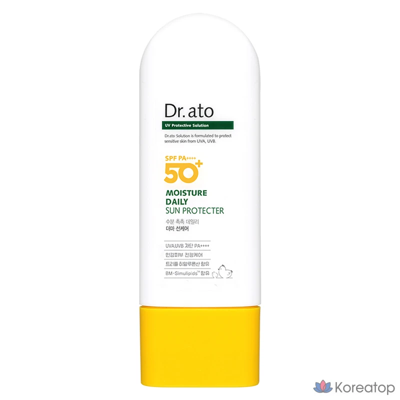 Солнцезащитный крем Dr. Ato Moisture Daily Sun Protector SPF50+ PA++++, 1 шт., 50 мл