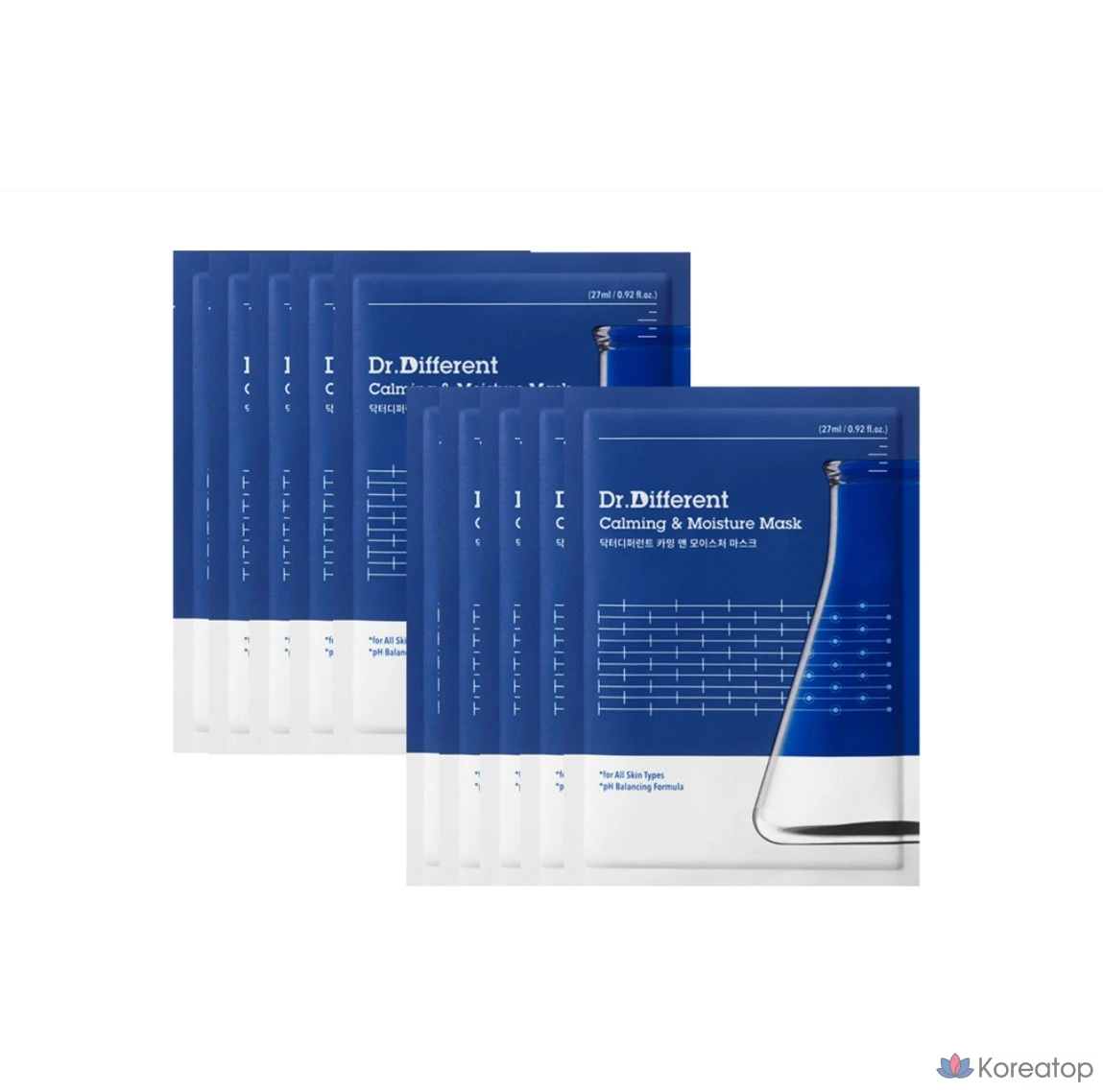 Тканевая маска для лица Dr. Different Calming and Moisture Mask Sheet, 10 шт.