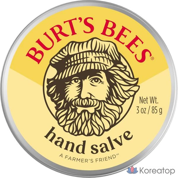 Бальзам для рук Burt's Bees Hand Salve with Plant Oils &amp; Beeswax, 85 г, 1 шт.