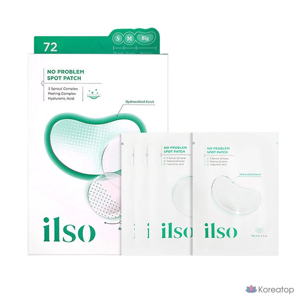 Пластыри Ilso No Trouble Spot Patch, 72 шт., 1 упаковка