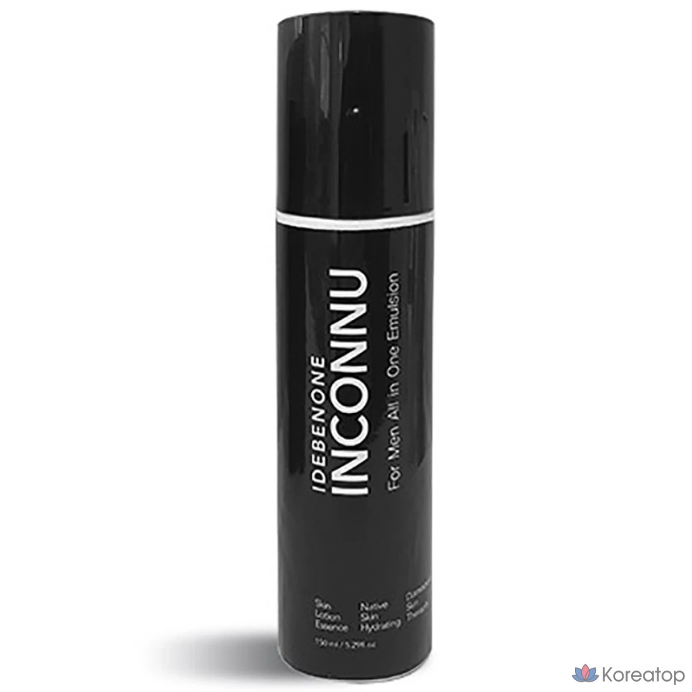 Incannnu Idebenone для мужчин, двухфункциональная эмульсия «все в одном» для разглаживания морщин и отбеливания кожи, 150 мл, 1 шт.