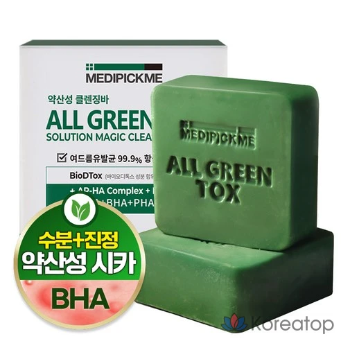 Очищающее мыло Medipick Me All Green Tox Solution Magic