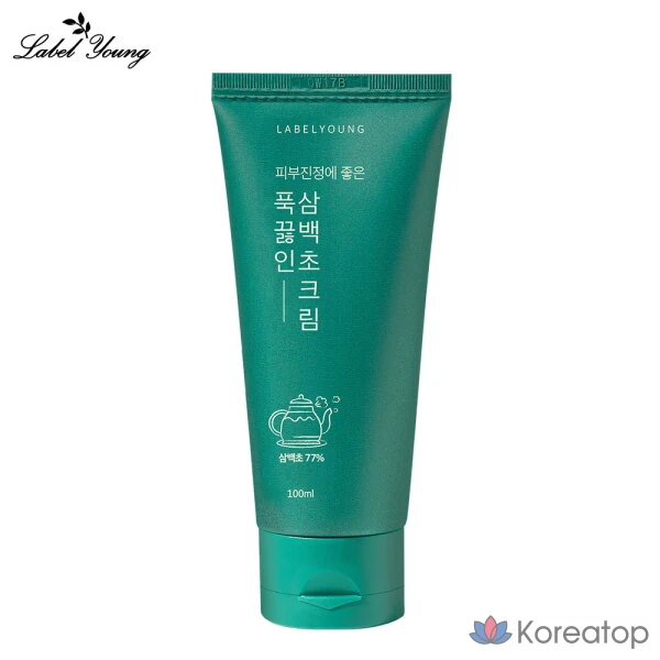 Успокаивающий, подтягивающий и уваживающий за несовершенствами кожи крем с экстрактом корня женьшеня, 77, 1 шт., 100 мл