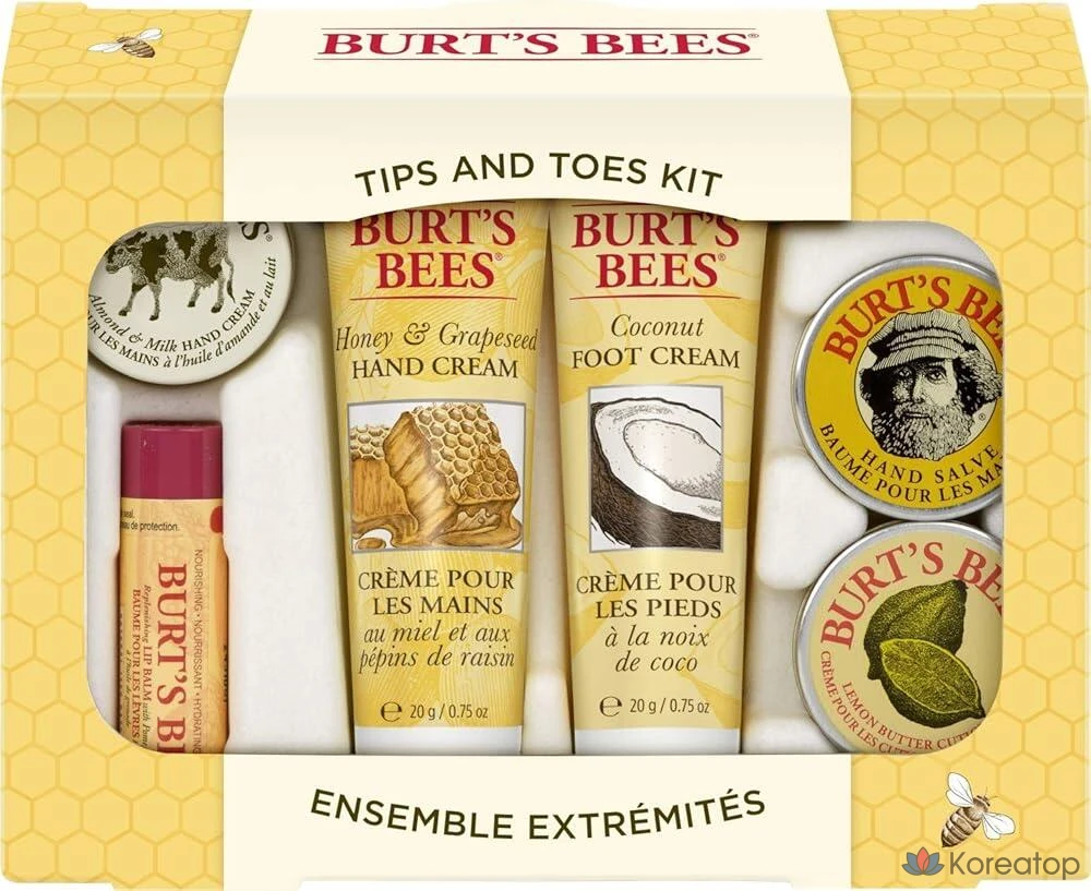 Набор для ухода за ногами Burt's Bees Tips & Toes Kit 241578, 1 шт.