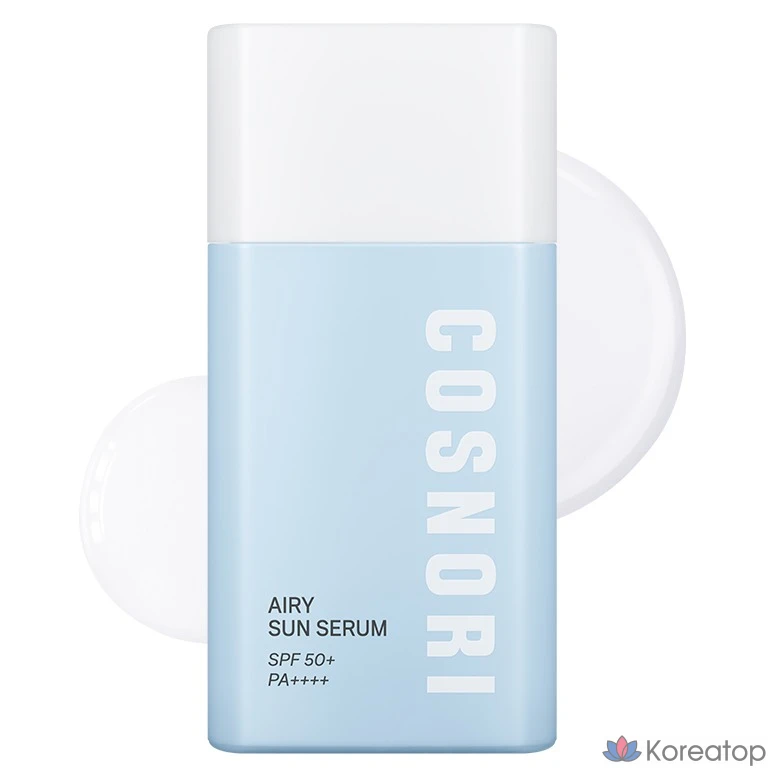 Солнцезащитная сыворотка Cosnori Airy Sun Serum SPF50+ PA++++, 1 шт., 50 мл