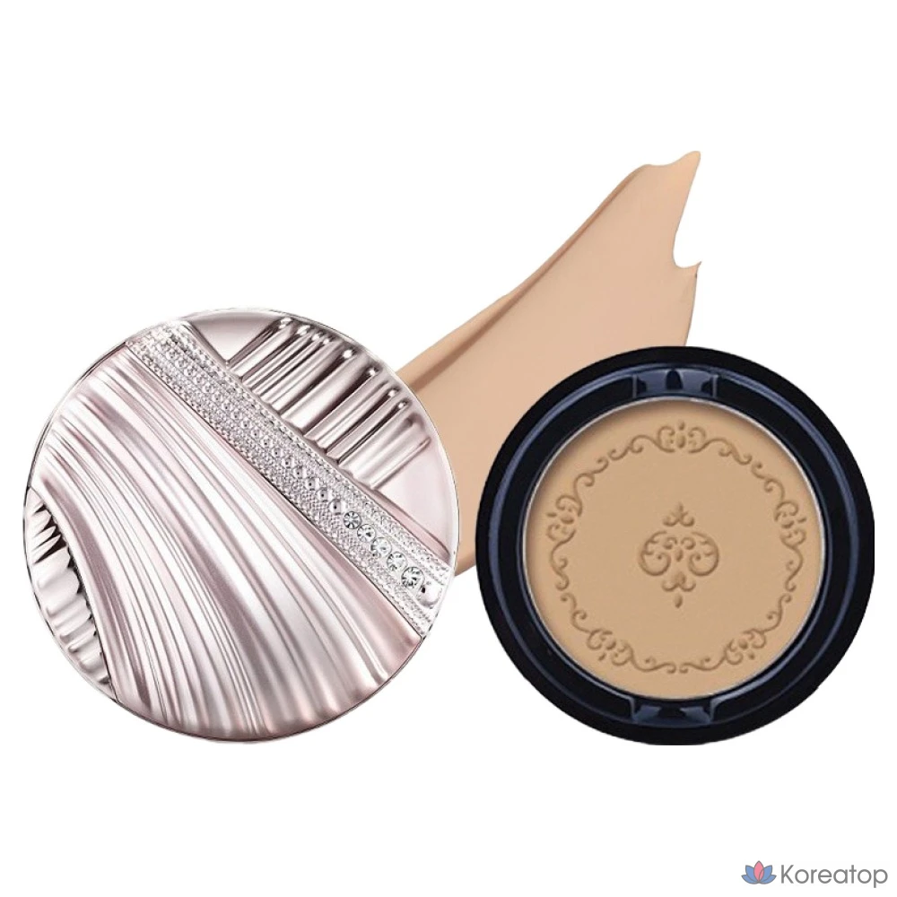 Набор Isa Knox Terbina AD Luxury Pact 14g + сменный блок 14g, № 23, 1 шт.