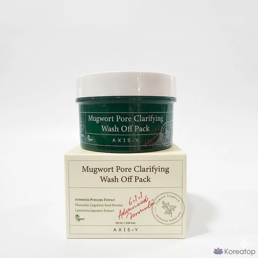 Очищающая маска Wash-off Axis-Y Mugwort Pore Clarifying Wash Off Pack, 1 шт.