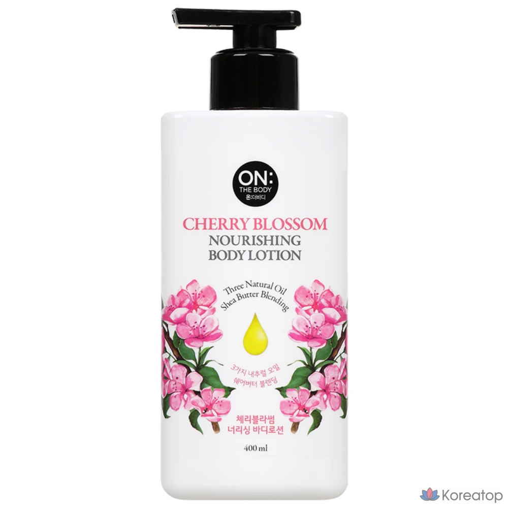 Увлажняющее средство для тела Pure Derma On The Body Nourishing Body Lotion Cherry Blossom, 400 мл, 1 шт.