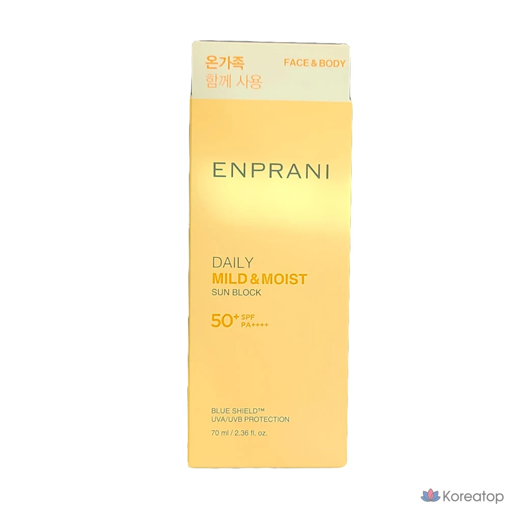 Солнцезащитный крем Enprani Daily Sunblock Cream SPF50+PA++++ 70 мл, 1 шт.