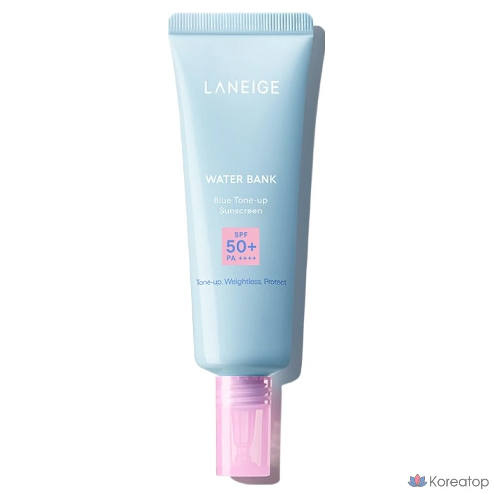 Солнцезащитный крем LANEIGE Water Bank Blue Tone Up Sun Cream SPF 50+ PA ++++, 50 мл, 1 шт.