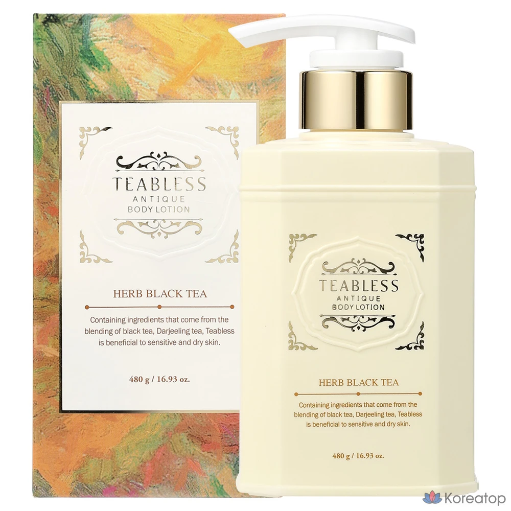 T-Bless Античный лосьон для тела с ароматом черного чая и трав, 480 г, 1 шт.