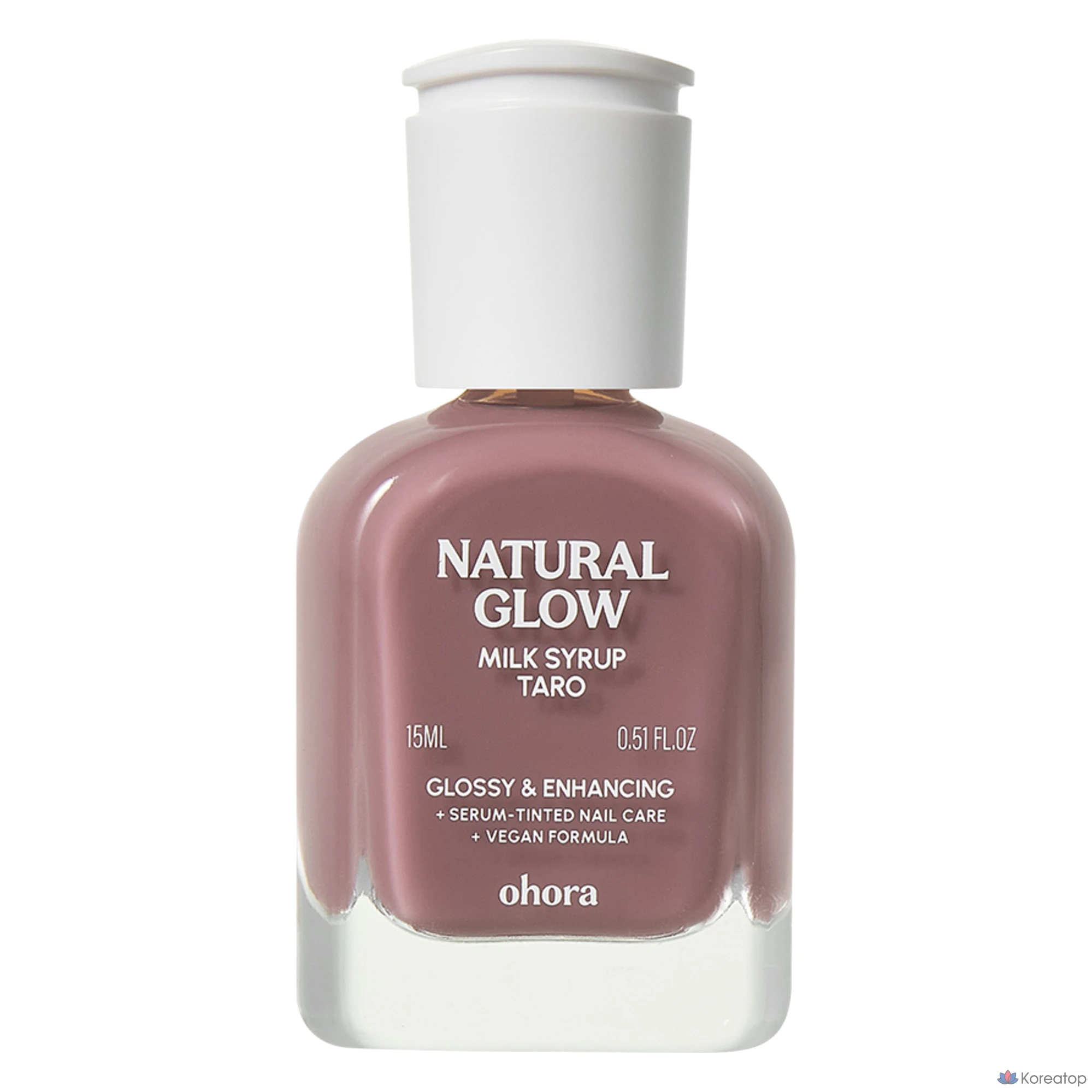 Укрепляющее покрытие для ногтей Ohora Natural Glow Milk Syrup Nail Strengthener Tarot, 15 мл, 1 шт.