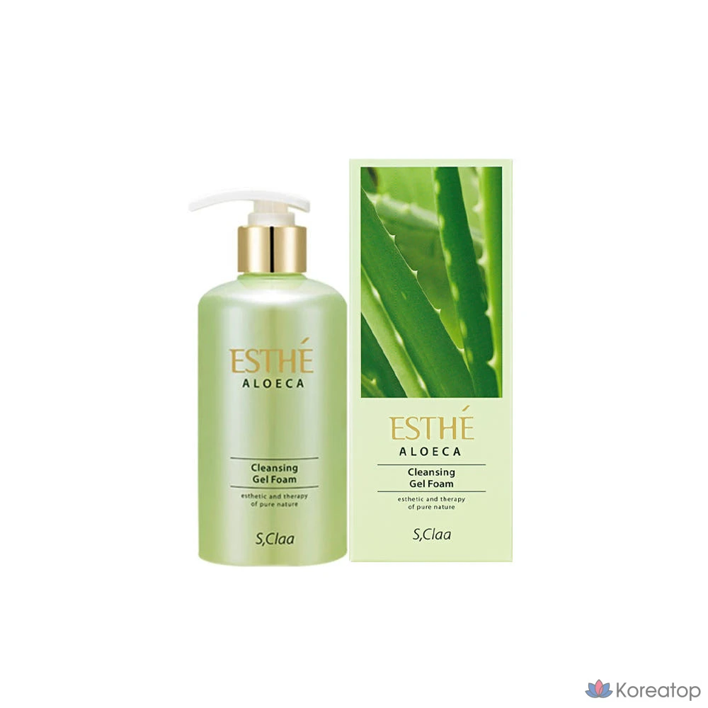 Очищающий гель-пенка Enprani Este с алоэ вера, 300 мл, 1 шт.