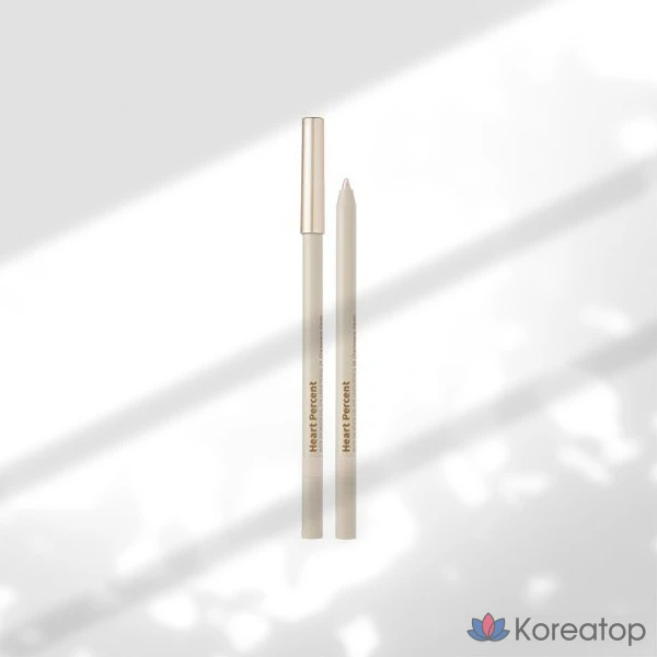 Гелевый карандаш для подводки глаз Heart percent Dot On Mood Gel Eyeliner Pencil, оттенок 14 Champagne Glim, 0.5 г, 1 шт.