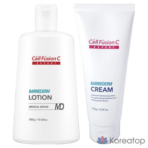 Набор крем Cellfusion C Dermatology Recommended Cream Expert Variderm Cream MD150g + лосьон MD300g, 1 комплект, 450 г