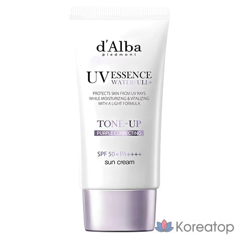Солнцезащитный крем для осветления тона Dalba Waterpool Purple Tone Up SPF50+ PA, 50 мл