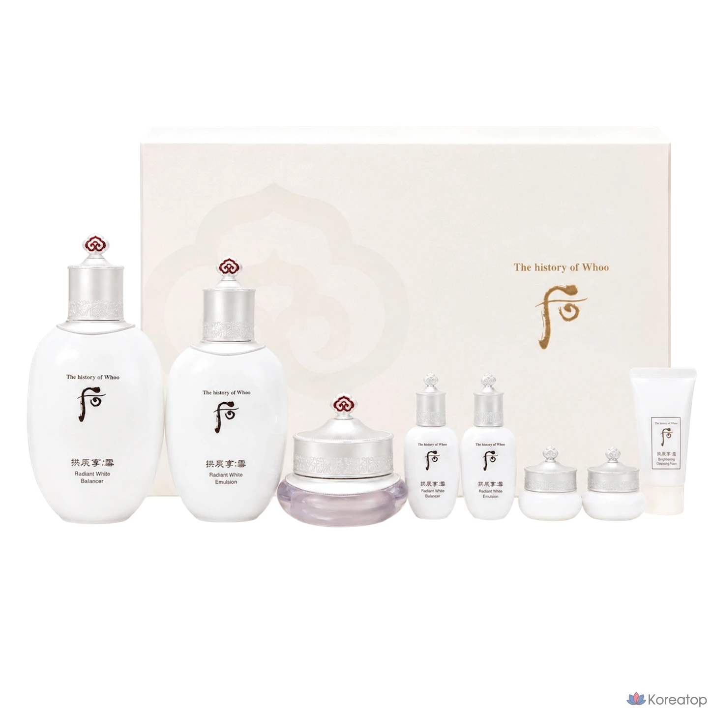 Набор для ухода THE HISTORY OF WHOO Gongjinhyang Sul Whitening Skincare Set, 1 шт.
