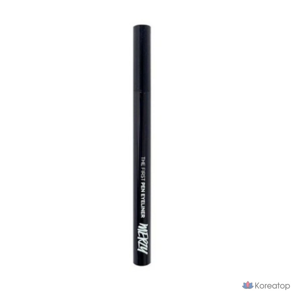 Подводка для глаз MERZY The First Pen Eyeliner, оттенок Browny (Dark Brown), 0.5 г, 1 шт.