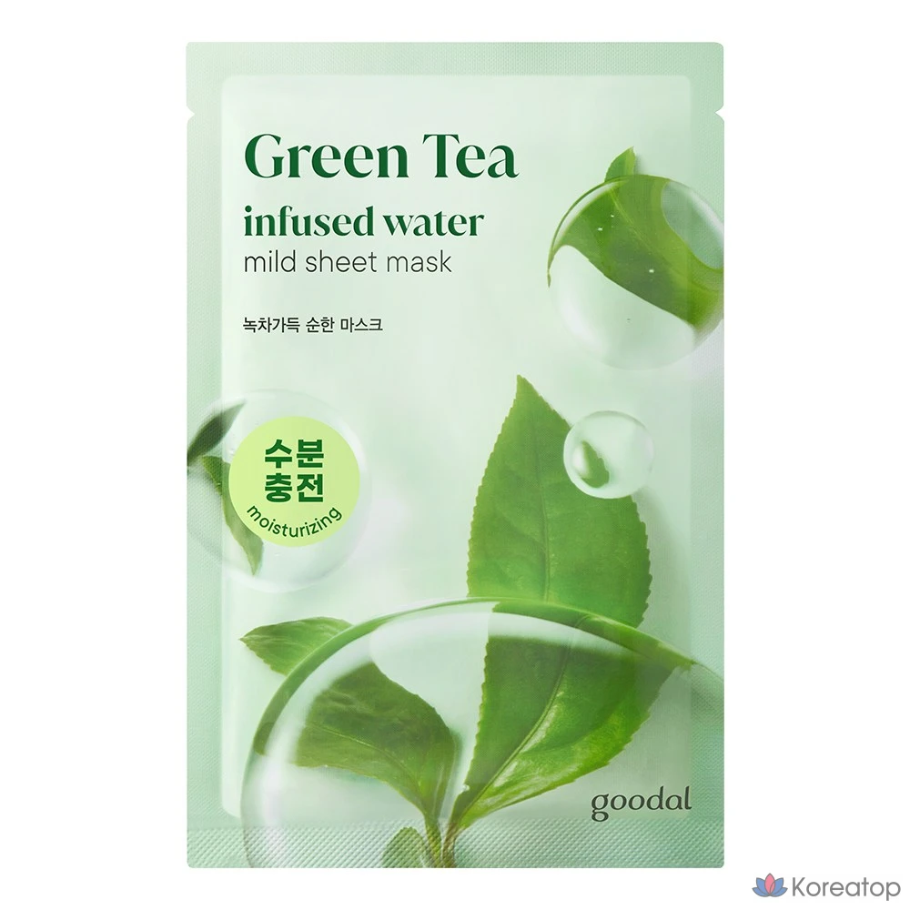 Тканевая маска для лица Goodal Green Tea Full Moist Soothing Mask, 1 шт.