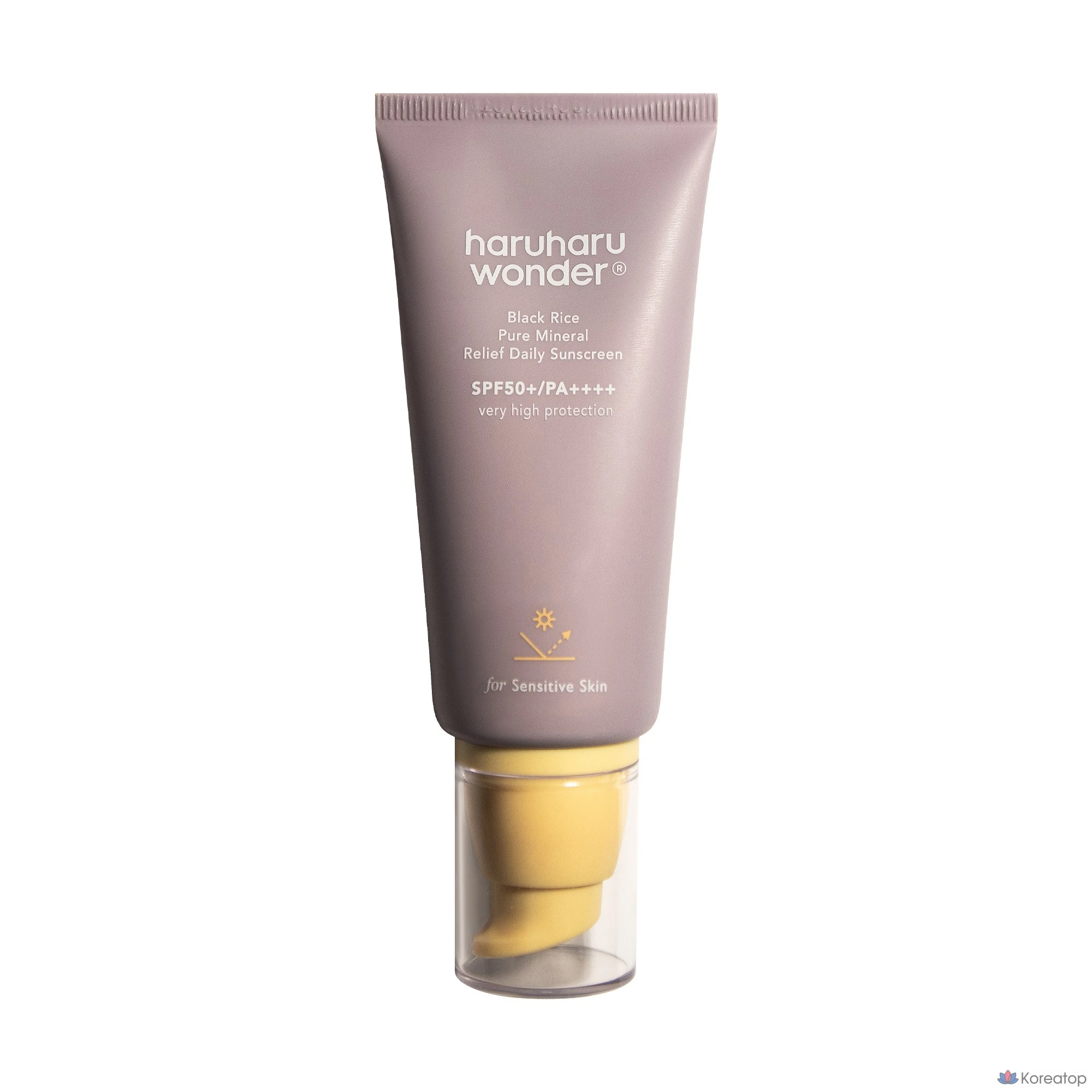 Солнцезащитный крем Haruharu Wonder Black Rice Pure Mineral Relief Daily Sunscreen, 50 мл, 1 шт.