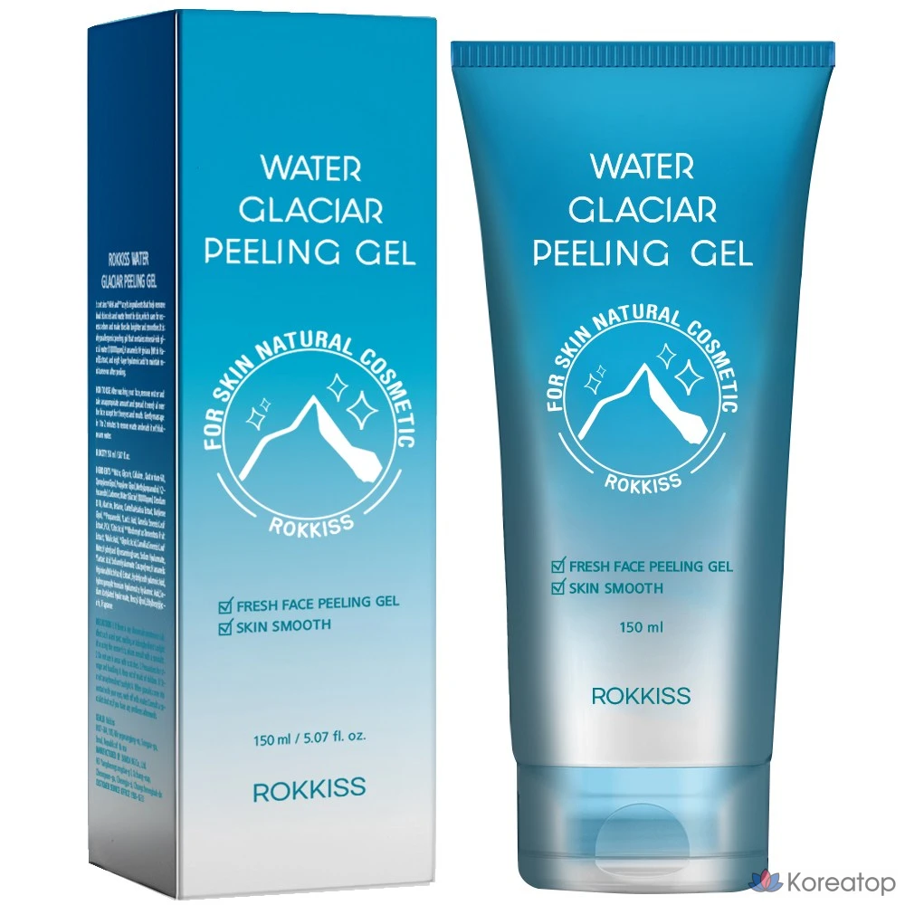 Отшелушивающий гель Rokkiss Water Glacier Water Peeling Gel, 150 мл, 1 шт.