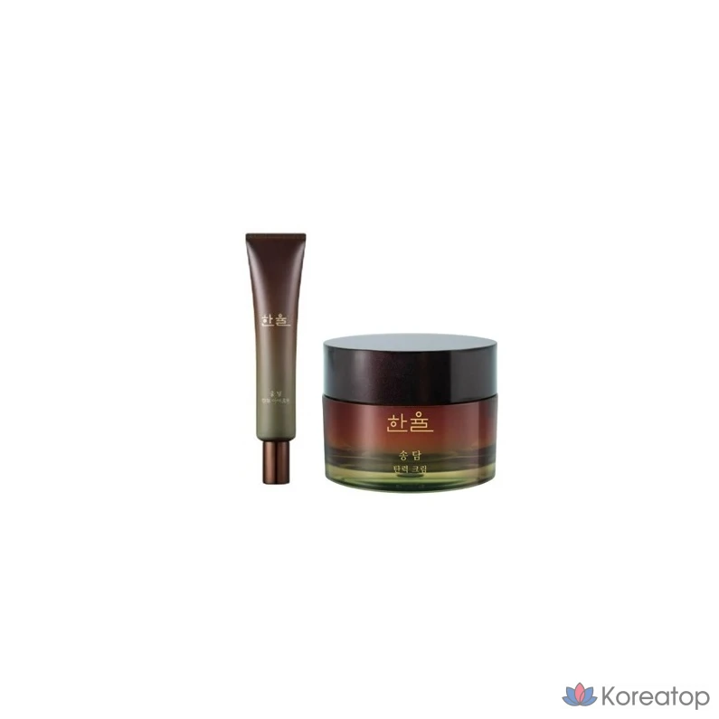 Набор для ухода Hanyul Songdam Elastic Cream 50ml + Songdam Elastic Eye Cream 25ml, 1 шт.