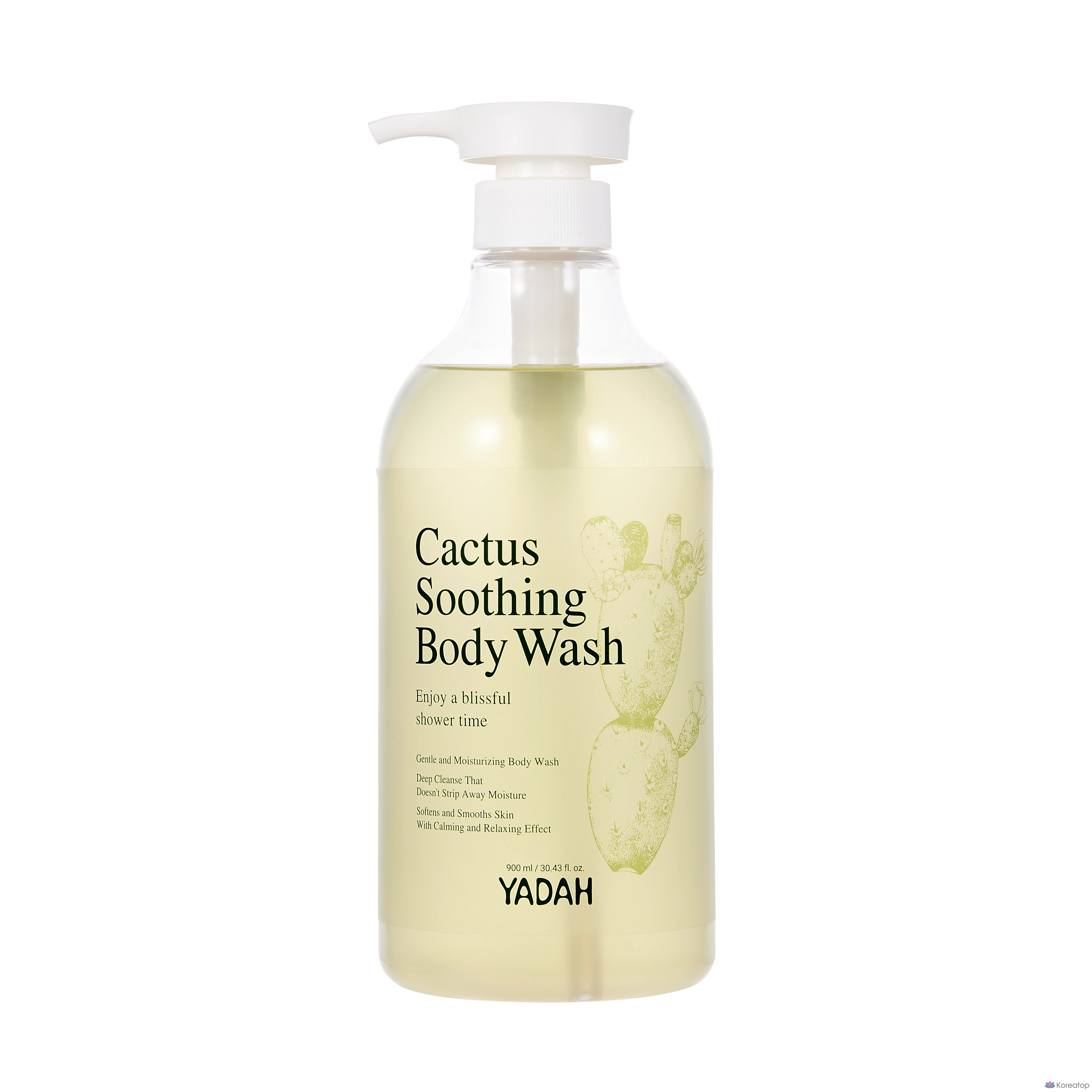 Гель для душа Yadah Cactus Soothing Body Wash, 900 мл, 1 шт.